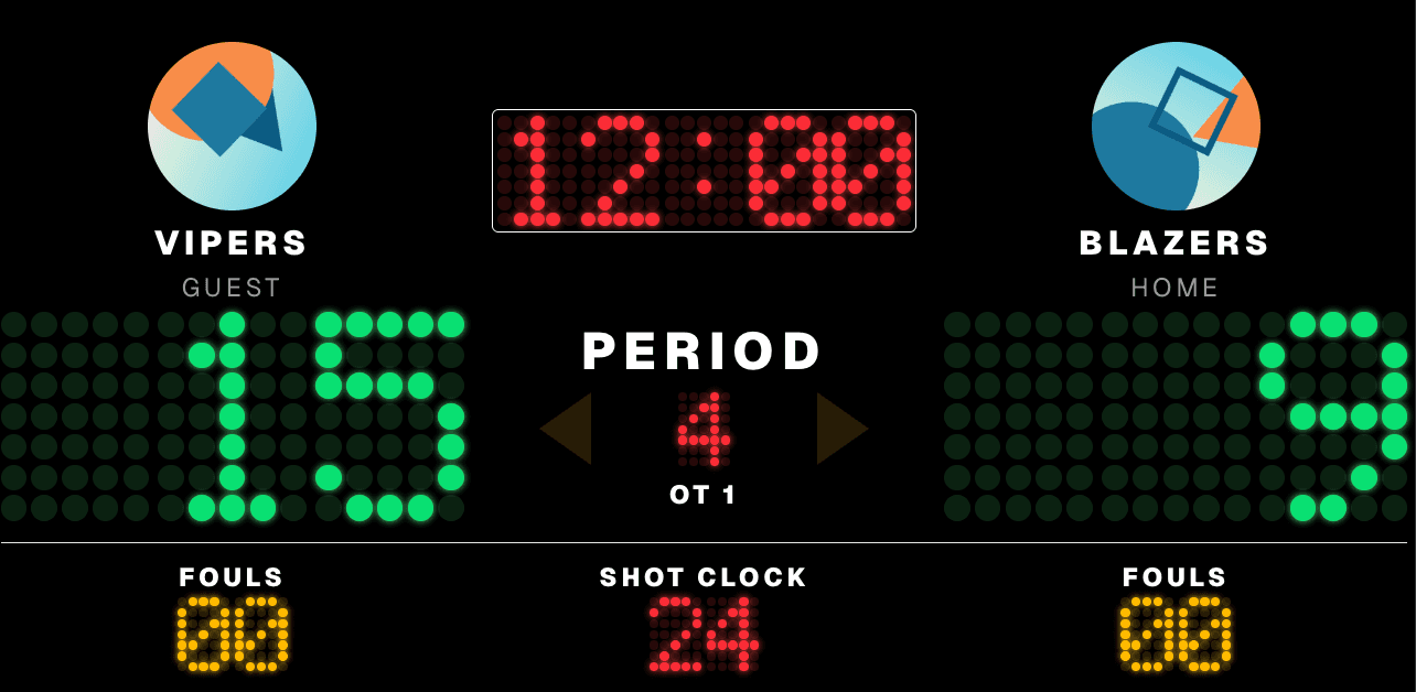 ScoreKit live LED scoreboard